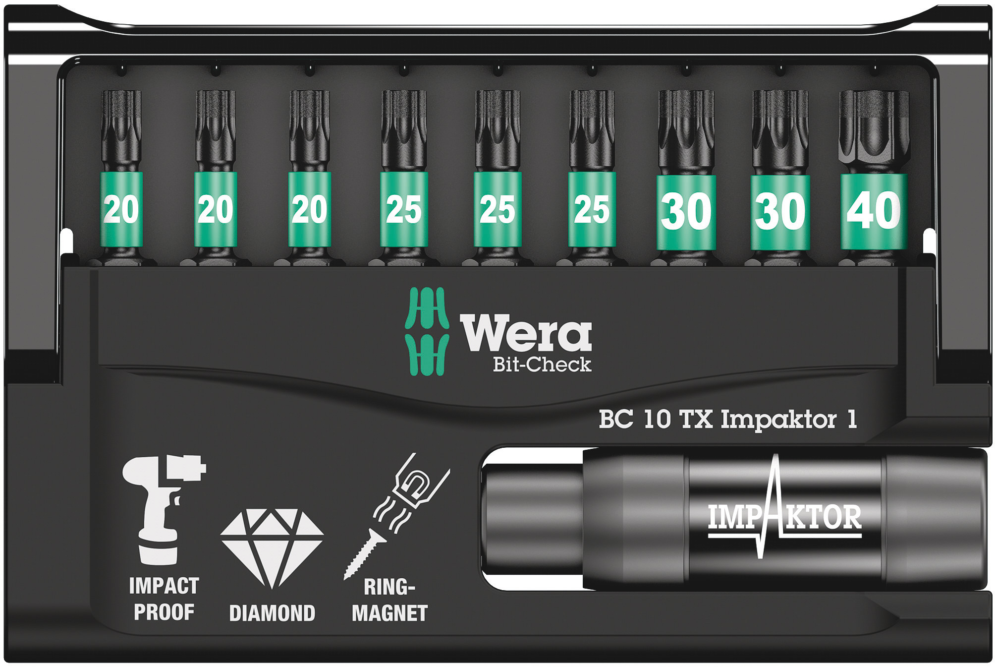 Bit-Check 10 TX Impaktor 1, 10-teilig Produktbild img2 L