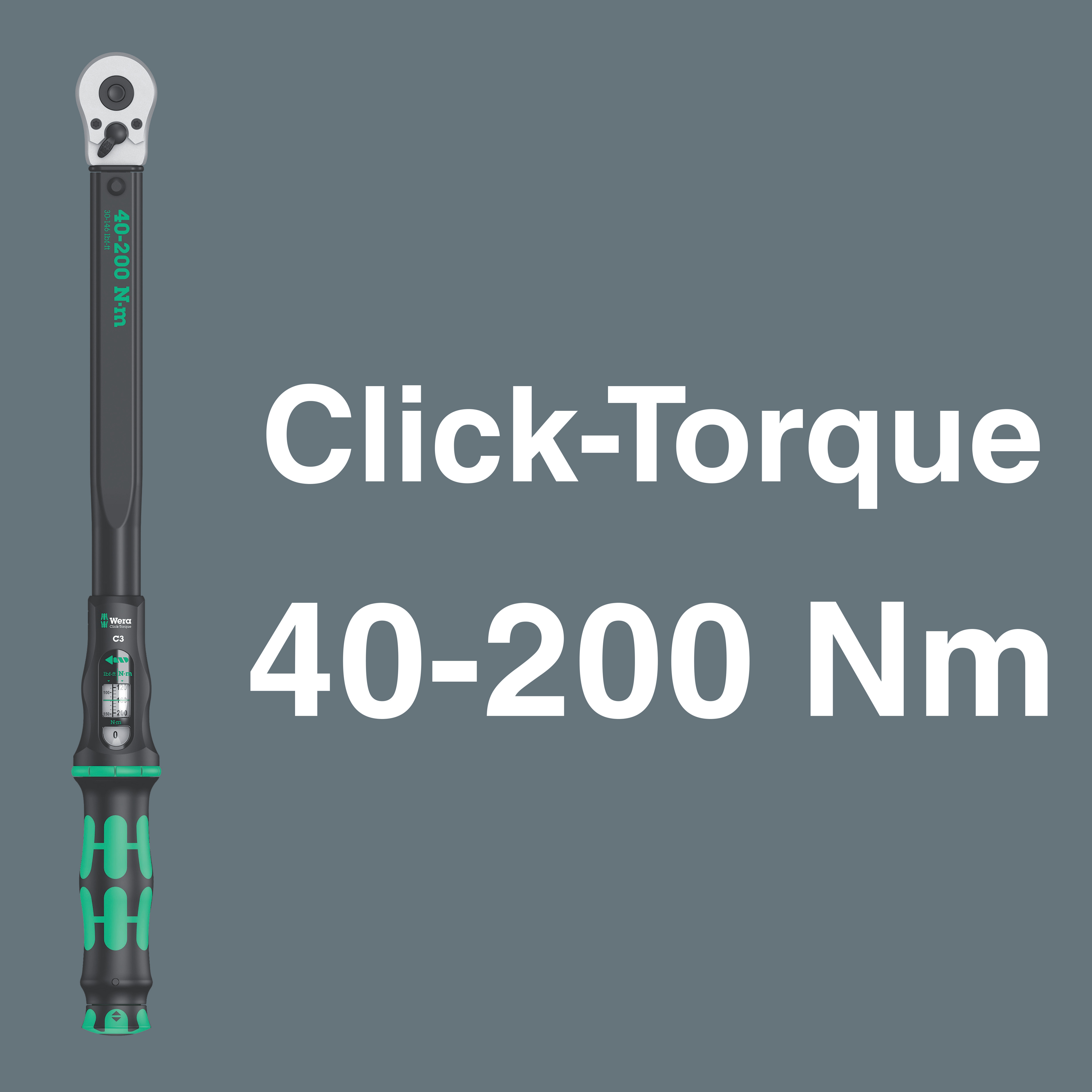 Click-Torque C 3 Set 2 für die Betonverschraubung, 40-200 Nm, 11-teili Produktbild img10 L