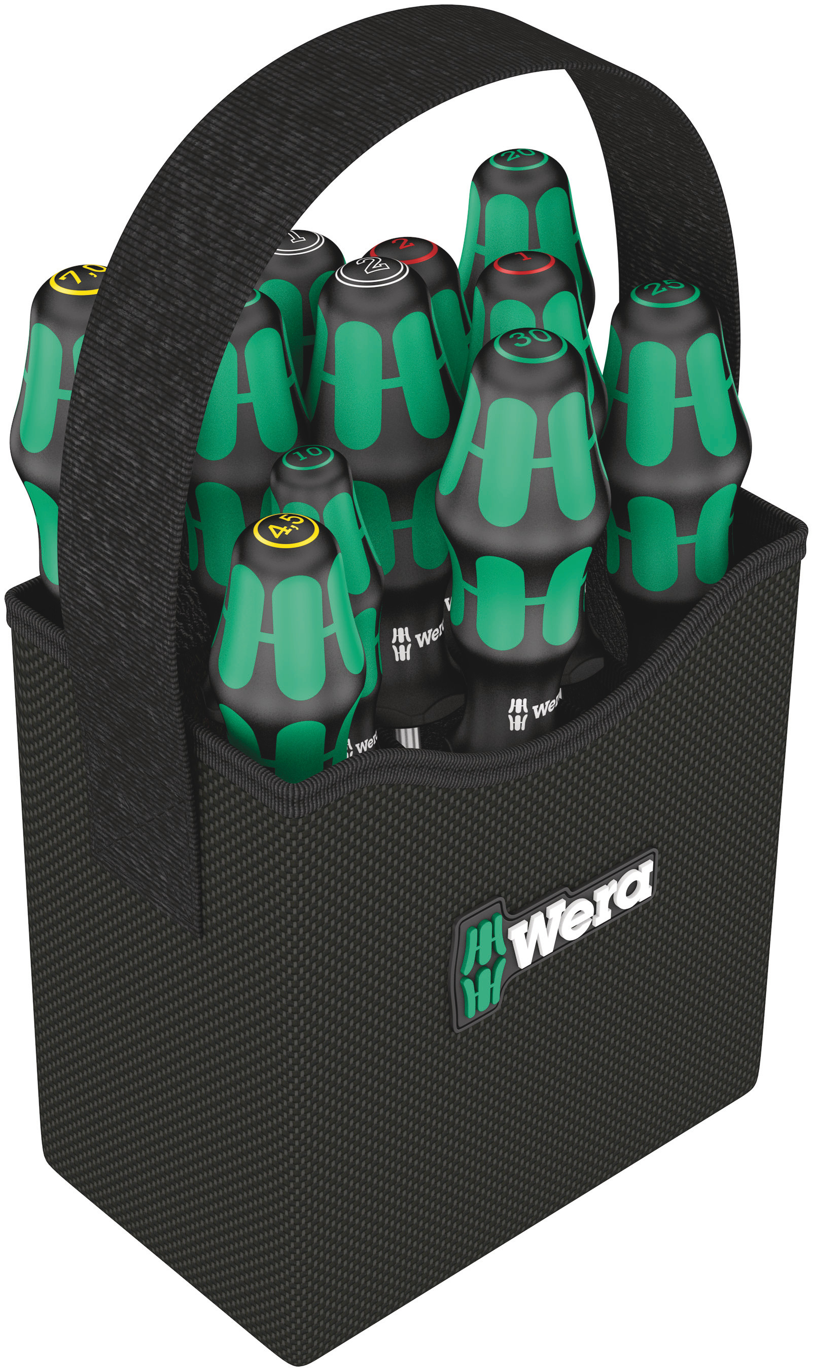 WERA Schraubendrehersatz Kraftform 2go 300 11-teilig Produktbild img1 L