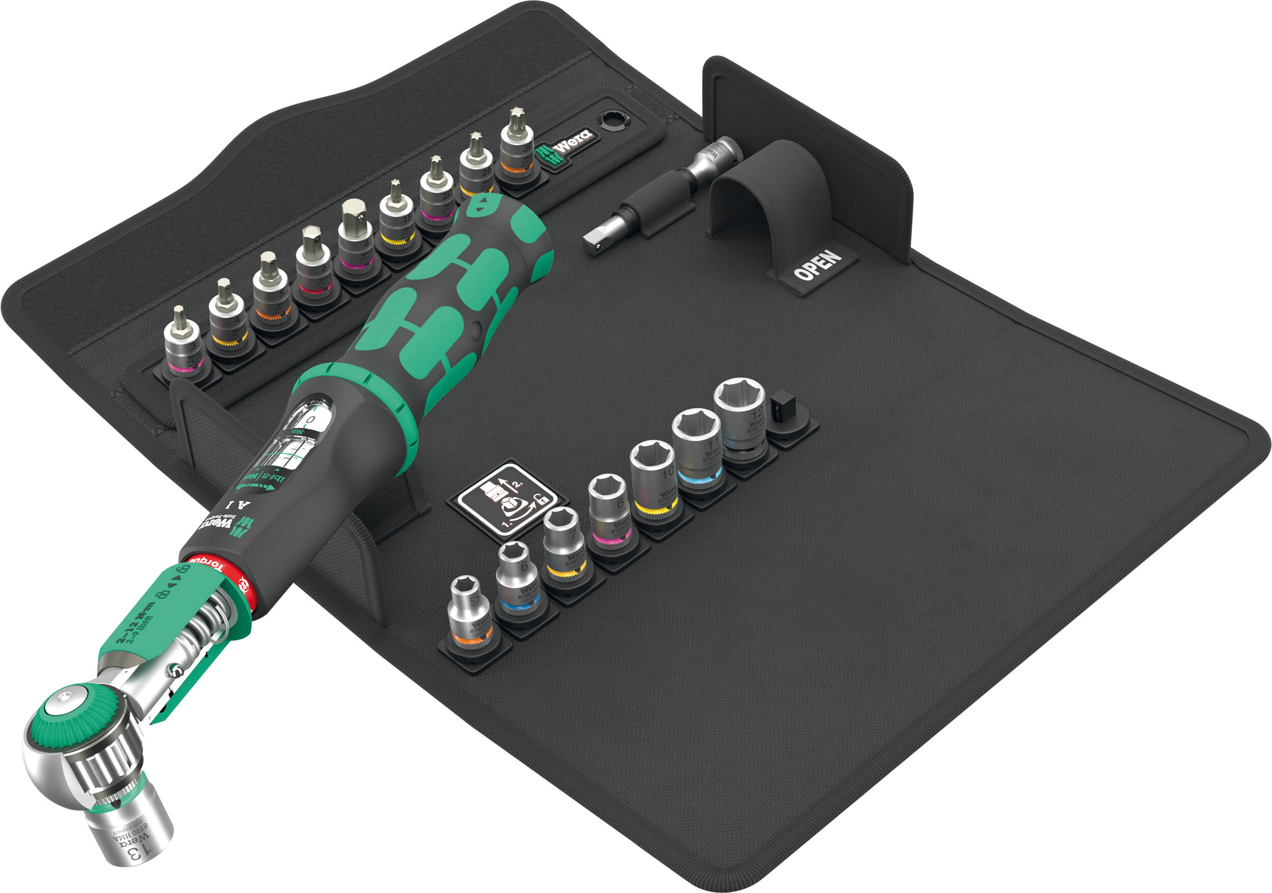 Safe-Torque A 1 SHK Set 1, 1/4" Vierkant, 2-12 Nm, 20-teilig Produktbild img1 L