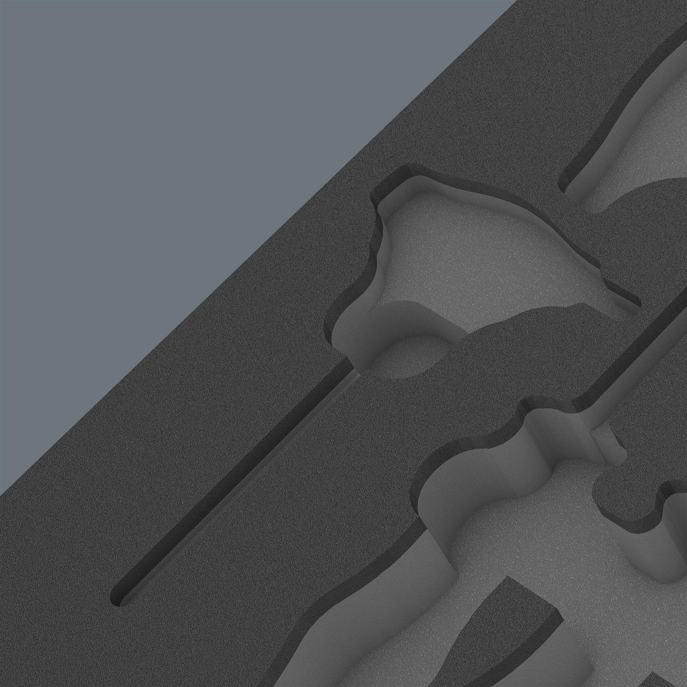 9813 Schaumstoffeinlage Hex Schraubendreher Set 1, ohne Werkzeug, 344  Produktbild img3 L