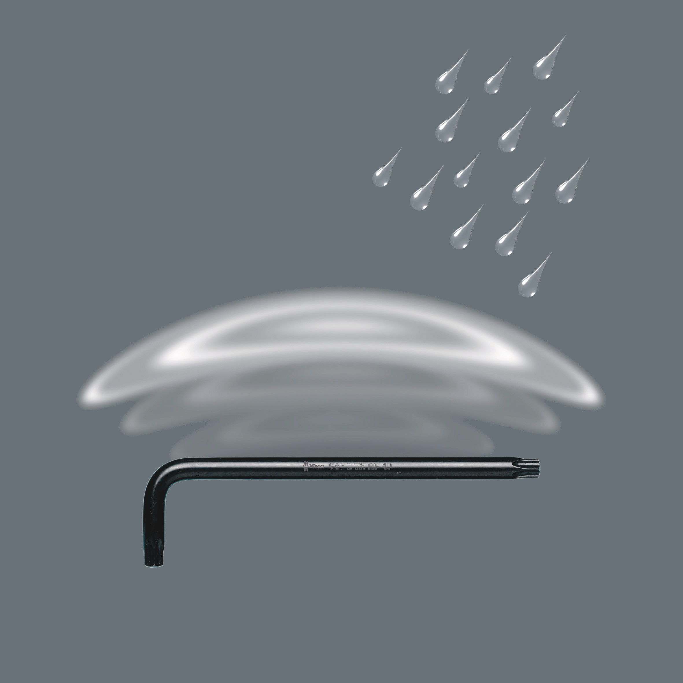 967 L TORX HF Winkelschlüssel mit Haltefunktion, BlackLaser, TX 20 x 9 Produktbild img4 L