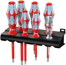 3160 i/7 Schraubendrehersatz, Edelstahl + Rack, 7-teilig Produktbild
