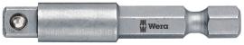 WERA Verbindungsstück 1/4"-6-kant auf 1/4"-4-kant 50mm Produktbild