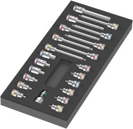9723 Schaumstoffeinlage Zyklop B 3/8" Bitnuss Set 1, 22-teilig Produktbild