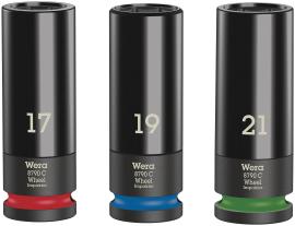 WERA Kraft- Steckschlüsseleinsatz- Garnitur 1/2" Wheel Impaktor C Set 1 3-teilig Produktbild