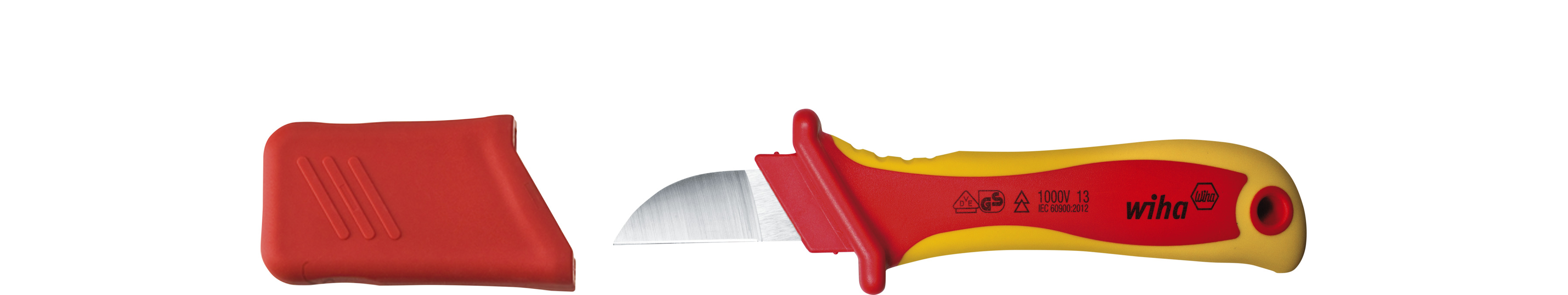 Wiha Abmantelungsmesser gerade Schneide für Rundkabel in Blister 200 mm (38798) Produktbild img1 L