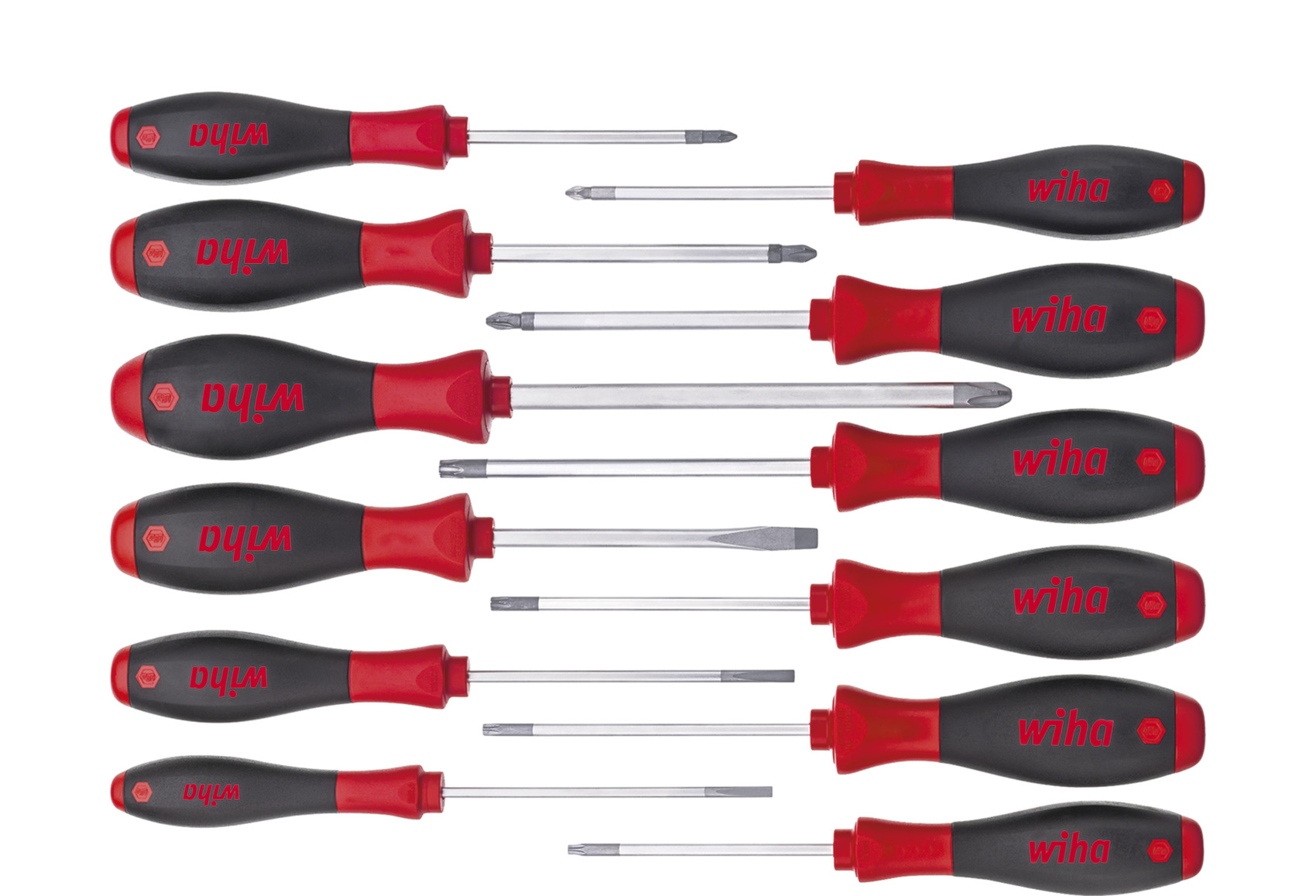 Wiha Schraubendreher Set SoftFinish® gemischt 12-tlg. (41002) Produktbild img1 L