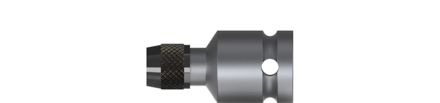 Wiha Verbindungsteil mit Schnellwechselhalter Außensechskant, Außenvierkant G 12,5 1/2", 1/4, 1/4" (01930) Produktbild img1 L