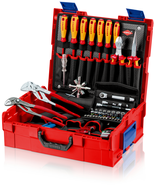 KNIPEX 00 21 19 LB S L-BOXX® Sanitär 52-teilig 357 mm SB-Karte/Blister Produktbild img3 L