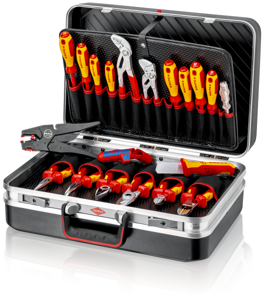 KNIPEX 00 21 20 Werkzeugkoffer "Vision24" Elektro 20-teilig Produktbild img1 L