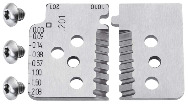 KNIPEX 12 19 02 1 Satz Ersatzmesser für 12 12 02 0 SB-Karte/Blister Produktbild img1 L