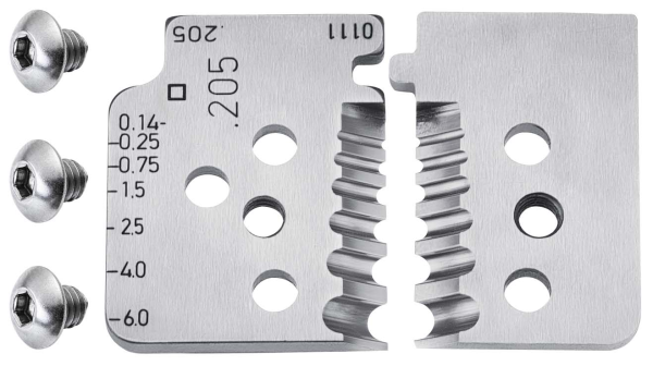 KNIPEX 12 19 06 1 Satz Ersatzmesser für 12 12 06 0 SB-Karte/Blister Produktbild img1 L