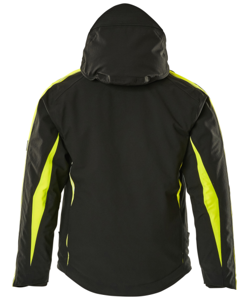 MASCOT® Tolosa Winterjacke Größe 2XL, schwarz/hi-vis gelb Produktbild img3 L