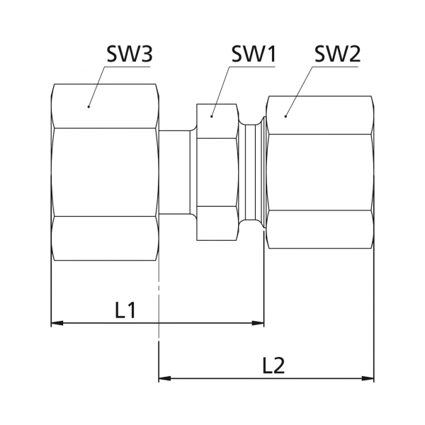 Reduzierverschraubung, Dichtkegel, Stahl ver. Produktbild img2 L
