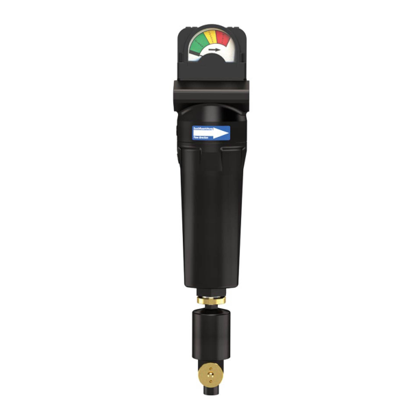 Mikrofilter G1/2 mit Differenzdruckmanometer, 0,01 µm Produktbild img2 L