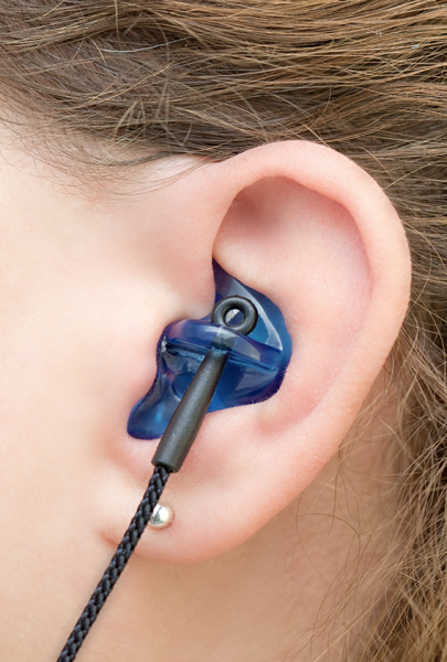 InEar Jrenum WORK CLASSIC Otoplastik hart, m. Baumwollschnur, DETECT LD 14 Produktbild img2 L