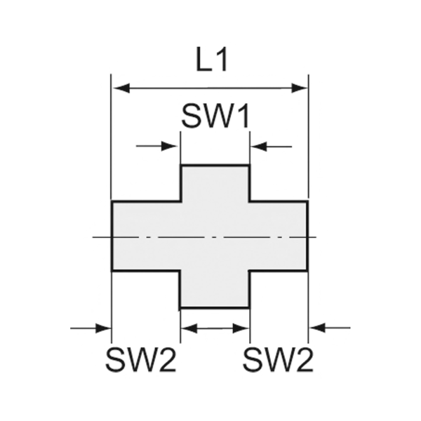 lös. Doppelgew.nippel, flachdich., ES 1.4408 Produktbild img5 L