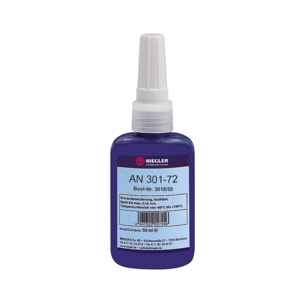 RIEGLER Lock AN 301-72, anaerober Klebstoff, mittelfest, 50 ml Produktbild img1 L