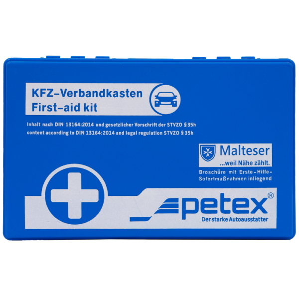 Petex KFZ Verbandkasten nach DIN 13164:2022 blau Produktbild img1 L