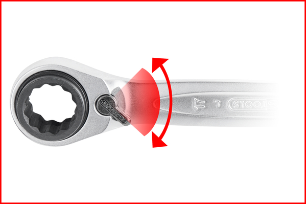 KS Tools 4 in 1 GEARplus Doppel Ratschenringschlüssel 10x13x17x19 Produktbild img3 L