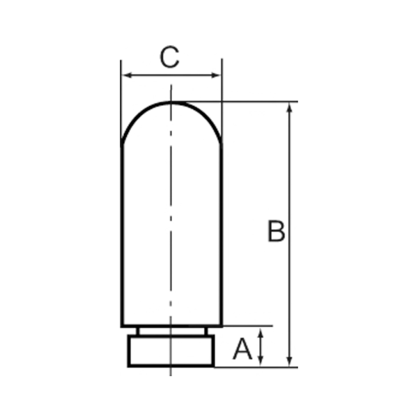 Kunststoff-Schalldämpfer, G 3/8, Porenweite max. 50 µm Produktbild img2 L