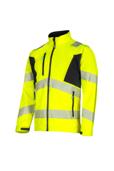 SYNQ Warnschutz-Softshelljacke LEDSTART Produktbild img3 L