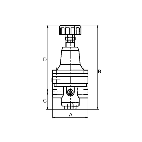 Präzisions-Steuerluftregler (Feedback-Regler), G 1/4, 0,2 - 7 bar Produktbild img2 L
