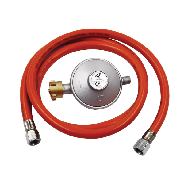 Druckminderer Unicraft 700 mbar mit Gasschlauch 1,5 m Produktbild img1 L