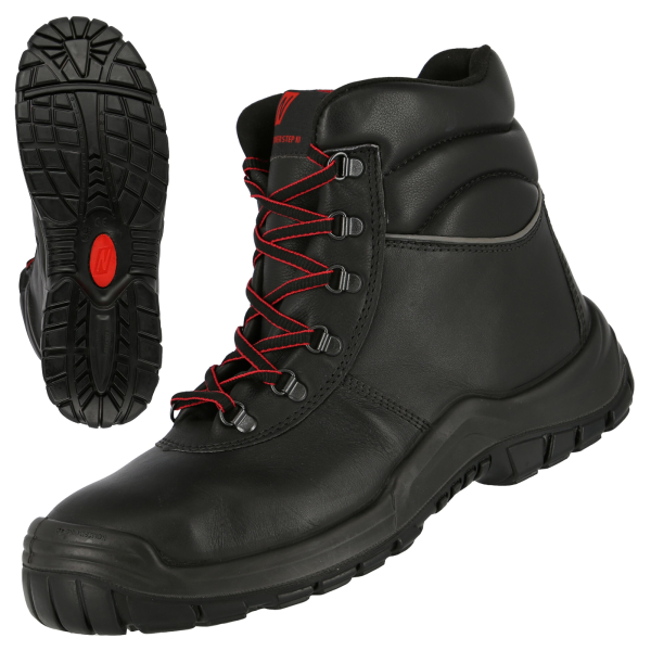 NITRAS POWER STEP MID+, S3 CI HI HRO Sicherheitsstiefel, hoch, schwarz, EN ISO 20345, DGUV Regel 112-191 Produktbild img1 L