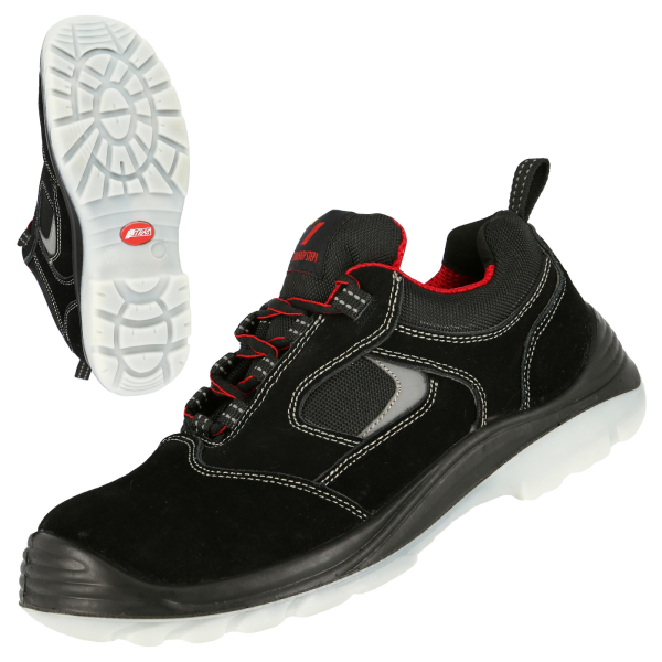 NITRAS EASY STEP, S1P Sicherheitshalbschuhe, schwarz, EN ISO 20345, EN 61340-4-3, DGUV Regel 112-191 Produktbild img1 L