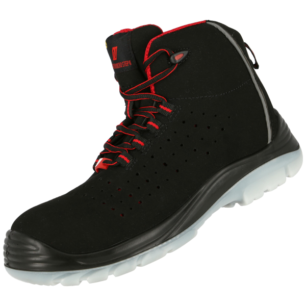 NITRAS MICRO STEP MID, S1 P Sicherheitsstiefel, halbhoch, schwarz, EN ISO 20345, EN 61340-4-3, DGUV Regel 112-191 Produktbild img2 L