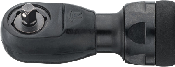 HAZET Mini Multifunktions-Ratschenschrauber 9023M-1 ∙ Vierkant massiv 6,3 mm (1/4 Zoll), Vierkant massiv 10 mm (3/8 Zoll), Sechskant hohl 6,3 (1/4 Zoll) ∙ Anzahl Werkzeuge: 4 Produktbild img5 L