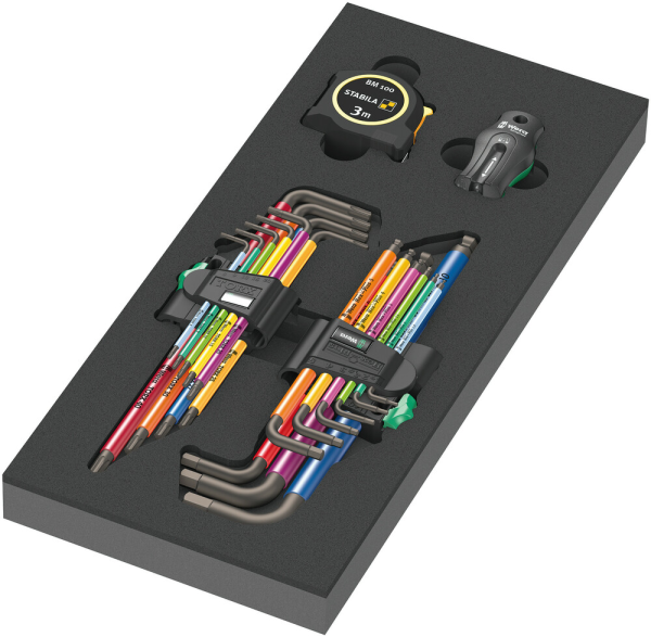9740 Einlage Winkelschlüssel Set 1 Wera Nr. 05150140001 Produktbild img1 L