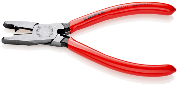 KNIPEX 97 50 01 Crimpzange für Scotchlok™-Verbinder mit Schneiden 155 mm mit Kunststoff überzogen poliert SB-Karte/Blister Produktbild img2 L