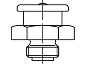 Schmiernippel DIN 3404 M16x1,5SW22 zn Produktbild img1 L