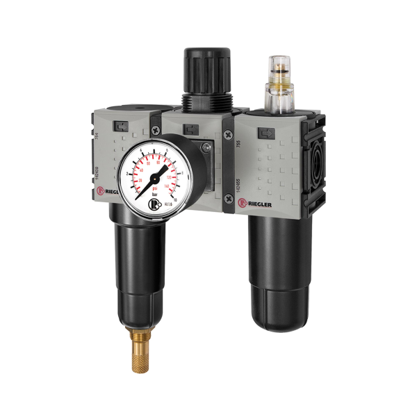 WE 3-tlg. »FUTURA-mini«, Metallbe., Stand.mano., G 1/4, 0,5-8, VA Produktbild img1 L