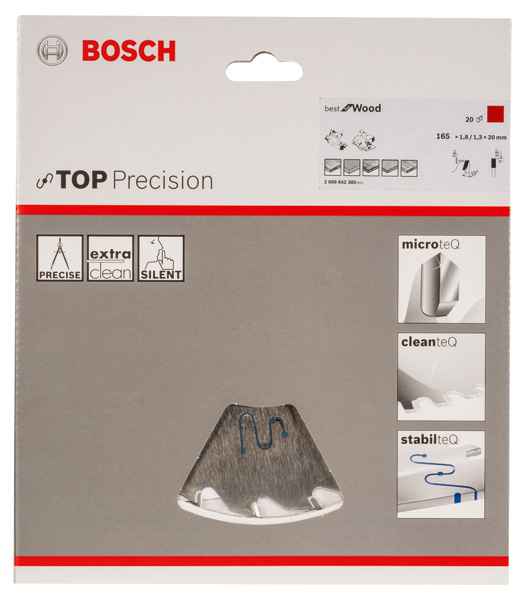 Bosch Kreissägeblatt Top Precision Best for Wood. Für Handkreissägen Produktbild img3 L