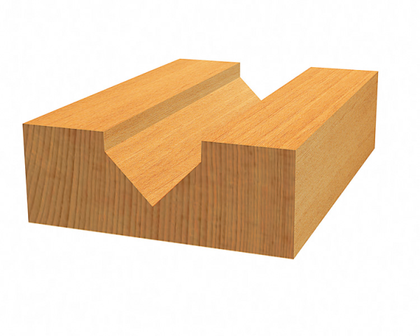 V-Nutfräser Expert for Wood, 8 mm, D 31,8 mm, L 19 mm, G 51 mm, 90°. Für Handfräsen Produktbild img3 L