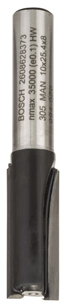 Nutfräser, 8 mm, D1 10 mm, L 25 mm, G 56 mm. Für Handfräsen Produktbild img1 L