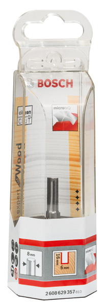 Nutfräser Expert for Wood, Voll-Carbide, 8&nbsp;mm, D1 6&nbsp;mm, L 16&nbsp;mm, G 51&nbsp;mm. Für Handfräsen Produktbild img5 L