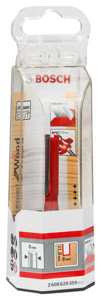 Nutfräser Expert for Wood, Carbide, 8&nbsp;mm, D1 8&nbsp;mm, L 31,8&nbsp;mm, G 70&nbsp;mm. Für Handfräsen Produktbild img5 L