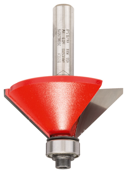 Fasefräser Expert for Wood, 8&nbsp;mm, D 44&nbsp;mm, L 18,5&nbsp;mm, G 61&nbsp;mm. Für Handfräsen Produktbild img1 L