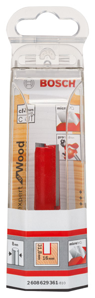 Nutfräser Expert for Wood, Carbide, 8&nbsp;mm, D1 16&nbsp;mm, L 31,8&nbsp;mm, G 66&nbsp;mm. Für Handfräsen Produktbild img5 L