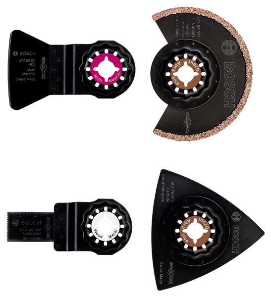 4-teiliges Fliesenset. Für oszillierende Multifunktionswerkzeuge Produktbild img1 L