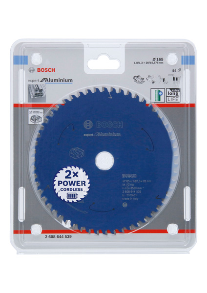 HM-Kreissägeblatt 165x1,8/1,3x20 54Z Bosch VE à 1 Stück Expert for Aluminium Produktbild img6 L