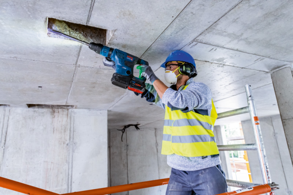 Akku-Bohrhammer BITURBO mit SDS max GBH 18V-36 C, Solo Version, Handwerkerkoffer Produktbild img4 L