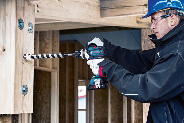 Akku-Schlagbohrschrauber GSB 18V-110 C, Solo Version mit Zusatzhandgriff, L-BOXX Produktbild img2 L