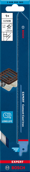 Säbelsägeblatt EXPERT S 1750 RD Bosch VE à 1 Stück Cement Cast Iron Produktbild img8 L
