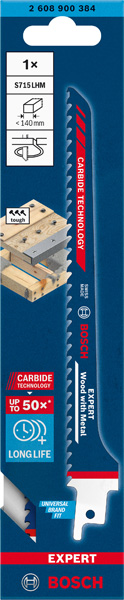 Säbelsägeblatt Expert S 715 LHM Pack a 1 St Bosch Produktbild img8 L